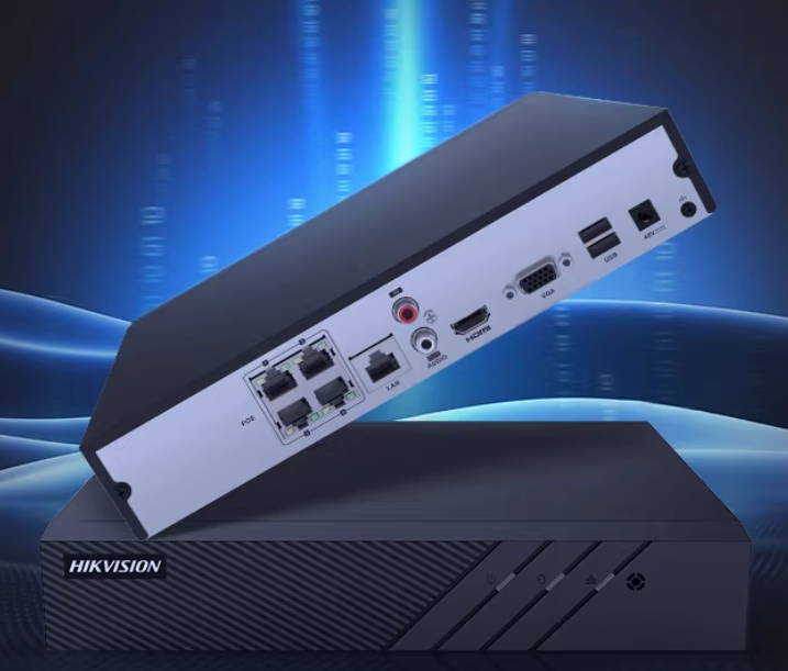 海康威视硬盘录像机4 8 16路poe网络摄像机NVR单/双盘位监控主机